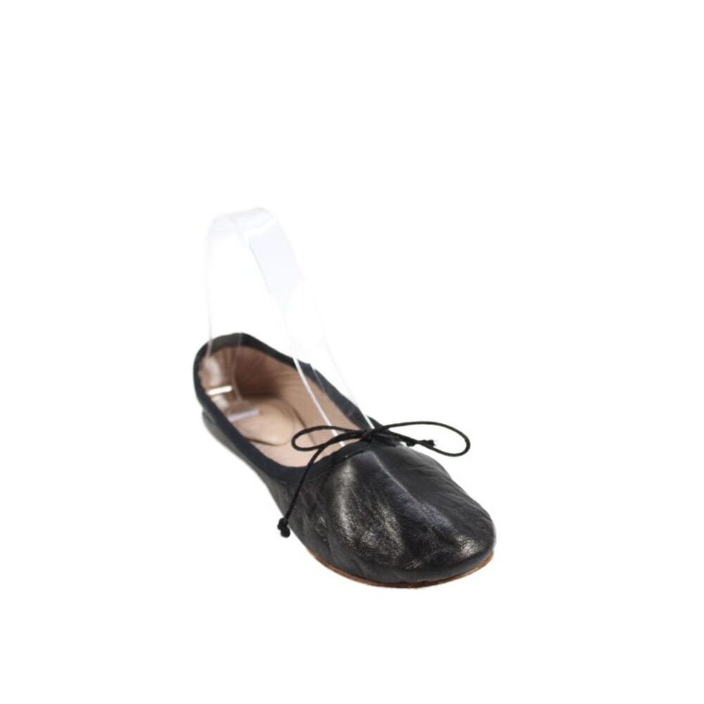 Chloe Womens Leather Slip On Ballet Flats Black Size 35.5 5.5